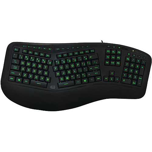 Adesso 3colors Illuminated 2x Usb Keyboard (AKB150EB)