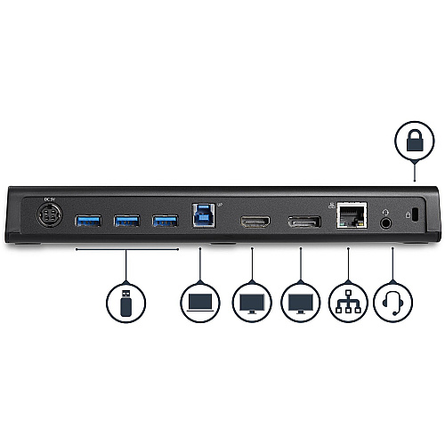 StarTech Usb 3.0 Docking Station Dual Hdmi/4k Dp (USB3DOCKHDPC)