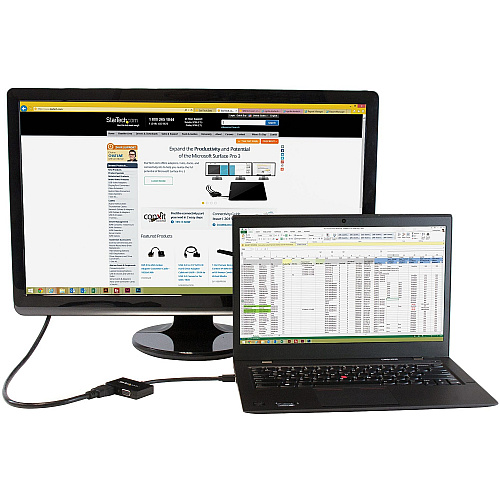 StarTech Mdp To Hdmi Vga Adapter Black (MDP2HDVGA)