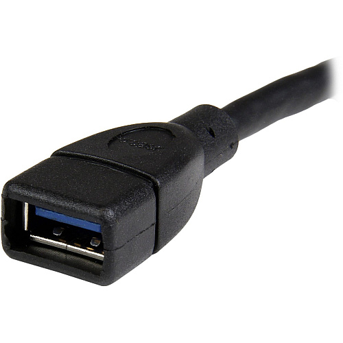 StarTech 6in Black Usb 3.0 Extension Cable A To A (USB3EXT6INBK)