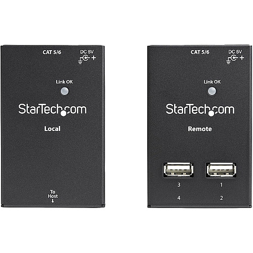 StarTech 4-port Usb 2.0-over-cat5-or-6 Extender (USB2004EXTV)