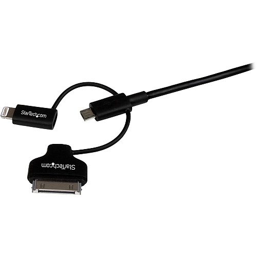 StarTech 1m Lightning/dock/micro Usb To Usb Cable (LTADUB1MB)