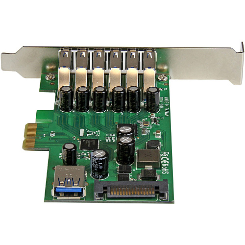 StarTech 7 Pt Pci Express Usb 3.0 Card - Std & Lp (PEXUSB3S7)
