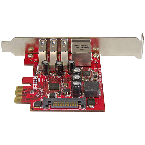 StarTech 3pt Pcie Usb 3.0 Card + Gigabit Ethernet (PEXUSB3S3GE)