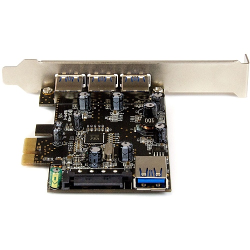 StarTech 4 Port Pci Express Usb 3.0 Card - 3 + 1 (PEXUSB3S42)