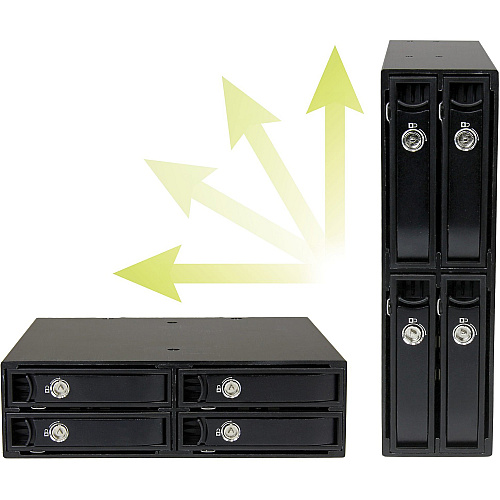 StarTech 4-bay Backplane For 2.5in Sata/sas Drive (SATSASBP425)