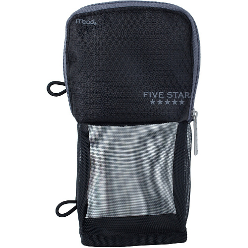Acco Five Star Stand 'N Store Carrying Case (Pouch) Pencil, Accessories - Assorted Puncture Resistant - Fabric Body - 1 Each (50516)