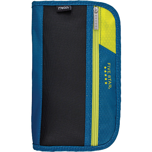 Acco Five Star Xpanz Carrying Case (Pouch) Pencil, Pen, Supplies - Assorted Puncture Resistant - 1 Each (50206)