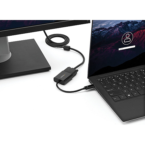 StarTech Usb-c To Vga Adapter - Black (CDP2VGA)