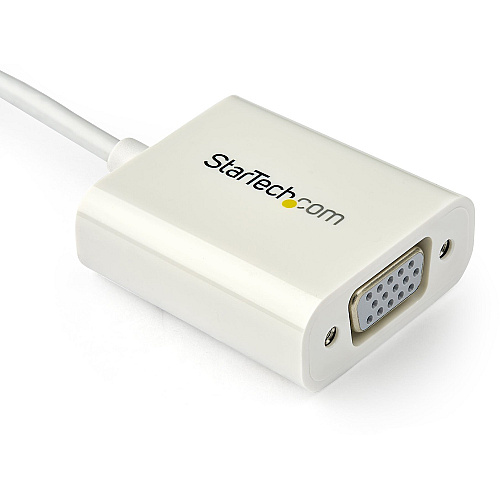 StarTech Usb-c To Vga Adapter - White (CDP2VGAW)