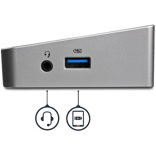 StarTech Docking Station - Triple Monitor Usb 3.0 (USB3DOCKH2DP)