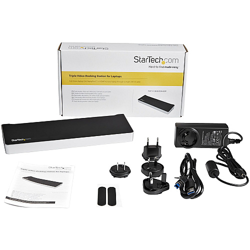 StarTech Docking Station - Triple Monitor Usb 3.0 (USB3DOCKH2DP)