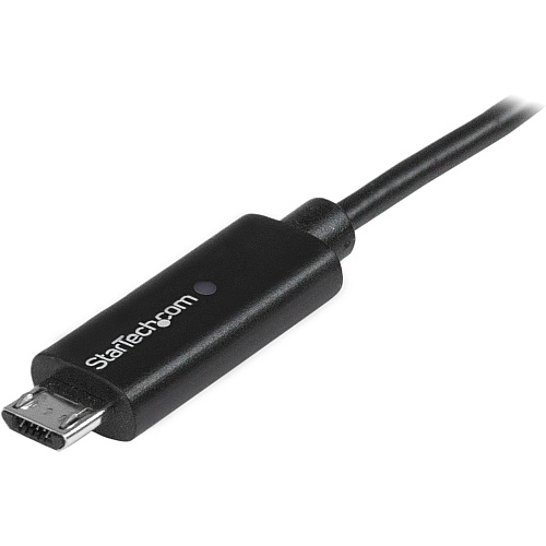 StarTech 1m Micro-usb Cable With Led Charge Light (USBAUBL1M)
