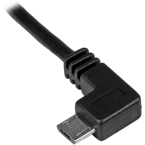StarTech 3ft Angled Micro-usb Charge & Sync Cable (USBAUB1MLA)