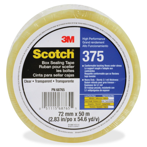 Scotch BoxSealing Tape 375 (37572X50CL)