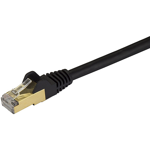 StarTech 14 Ft Cat6a Ethernet Cable - Stp Black (C6ASPAT14BK)