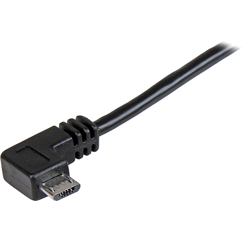 StarTech 6ft Angled Micro-usb Charge & Sync Cable (USBAUB2MRA)