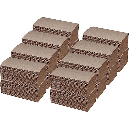 AbilityOne 8540002627178, SKILCRAFT, Folded Paper Towels, Kraft, 9.25 x 5.38, 250/Bundle, 16 Bundles/Box