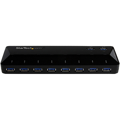 StarTech 10-port Usb 3.0 Hub W/ Charge/sync Ports (ST103008U2C)