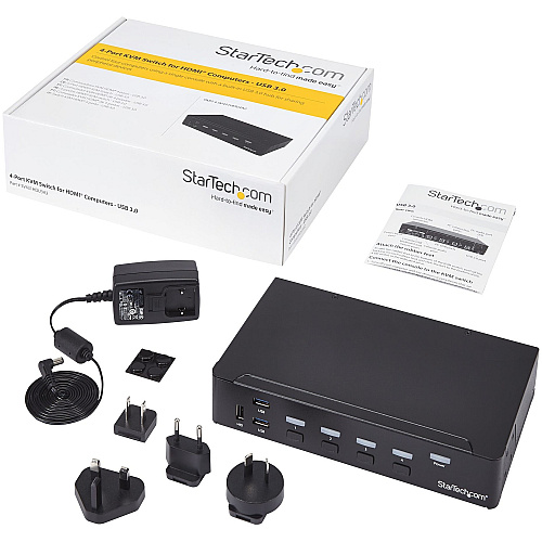 StarTech 4-port Hdmi Kvm Switch - Usb 3.0 - 1080p (SV431HDU3A2)
