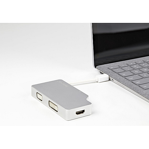 StarTech 3-in-1 Mdp To Vga, Dvi Or Hdmi Adapter (MDPVGDVHD4K)
