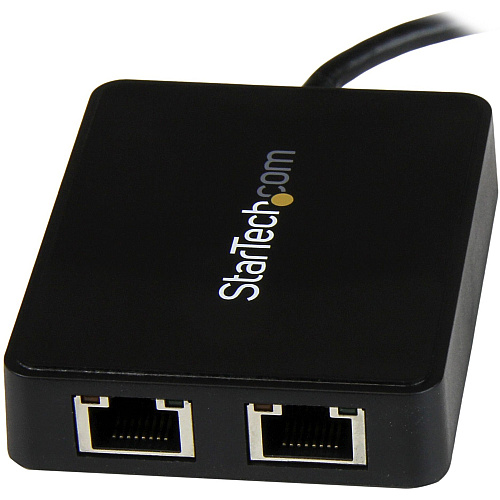 StarTech Dual Usb-c To Gbe Adapter W/ Usb Port (US1GC301AU2R)