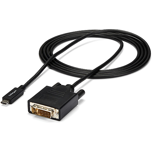 StarTech Cable - Usb-c Dvi - Black - 6.6 Ft/2m (CDP2DVIMM2MB)