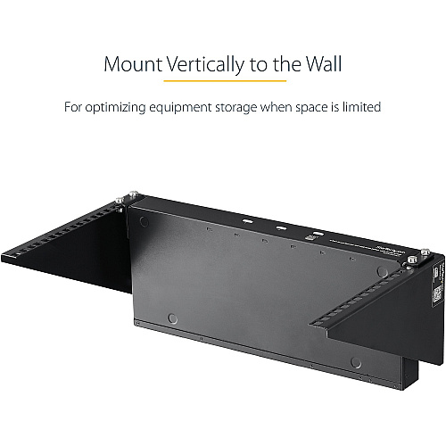 StarTech 6u 19in Vertical Wall Mount Rack Bracket (RK619WALLV)