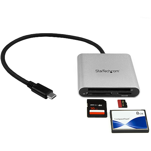 StarTech Card Reader Sd Microsd Compactflash Usbc (FCREADU3C)