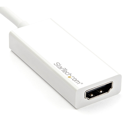 StarTech Usb-c To Hdmi Adapter - 4k 60hz - White (CDP2HD4K60W)