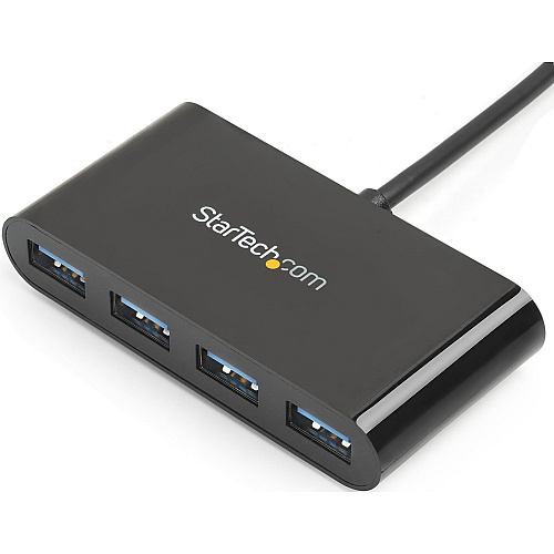 StarTech 4 Port Usb C Hub - C To A - Usb 3.0 Hub (HB30C4AB)