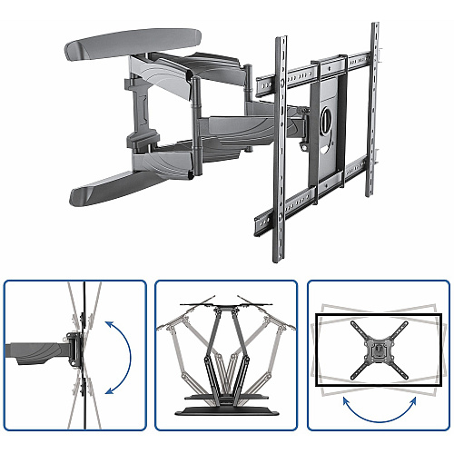 StarTech Full Motion Tv Wall Mount Up To 70in Tv (FPWARTB2)
