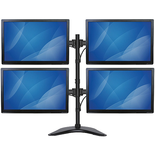 StarTech Quad Monitor Stand - Heavy Duty Steel (ARMBARQUAD)