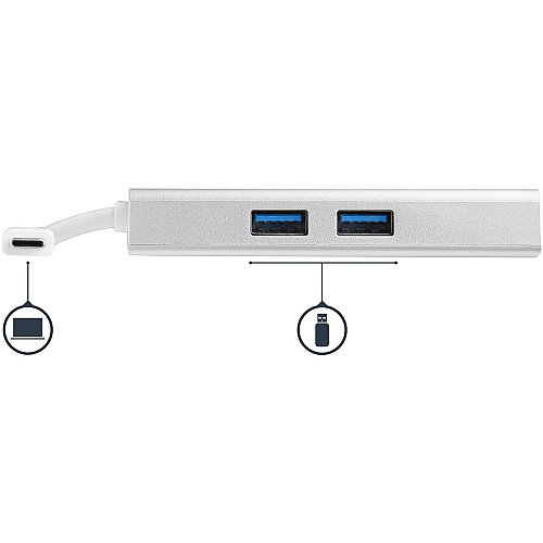 StarTech Usb-c Multiport Adapter - 4k Hdmi/pd/gbe (DKT30CHPDW)