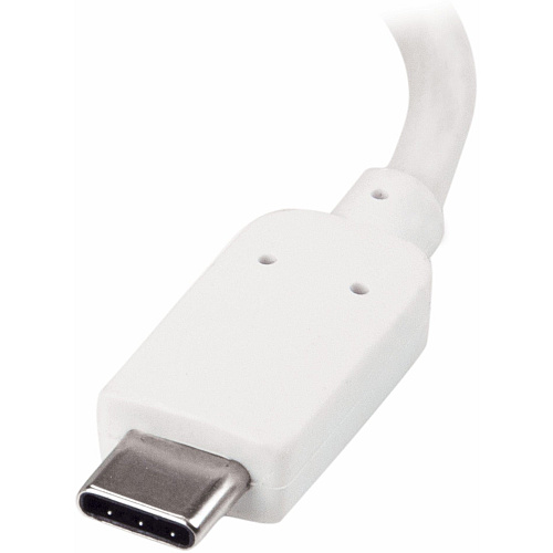 StarTech USB C to VGA Adapter with 60W Power Delivery Pass-Through - 1080p USB Type-C to VGA Video Converter w/ Charging - White (CDP2VGAUCPW)