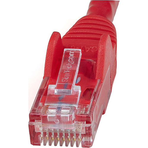 StarTech 30ft Cat6 Ethernet Cable Red 100w Poe (N6PATCH30RD)