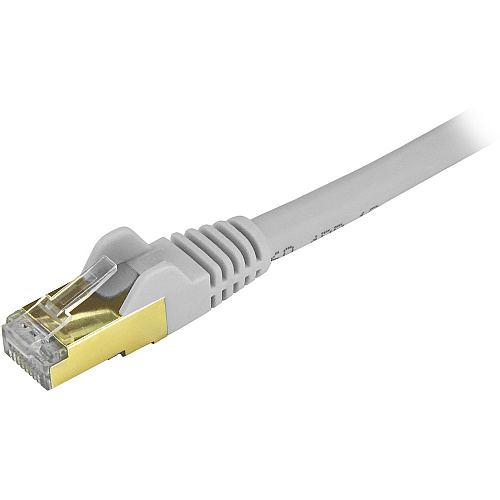 StarTech 5 Ft Cat6a Ethernet Cable - Stp Gray (C6ASPAT5GR)