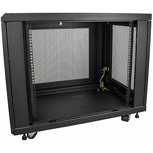 StarTech 12u Server Rack Cabinet 2-30in W/casters (RK1233BKM)