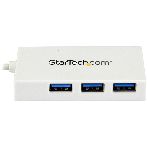 StarTech 4 Port Usb C Hub 5gbps 3 Usb-a/1 Usb-c (HB30C3A1CFBW)
