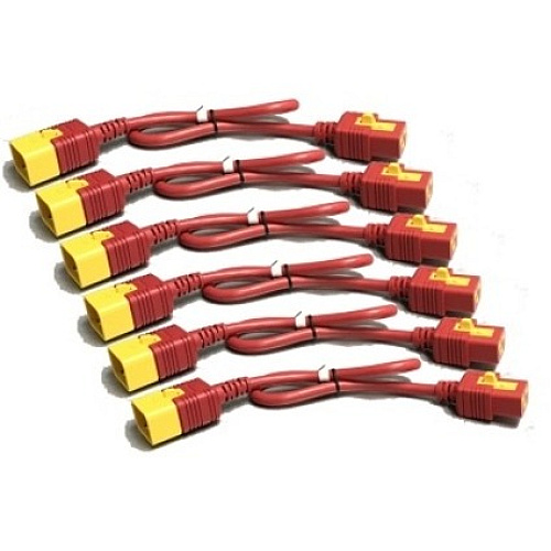 APC Power Cord Kit (6 Ea), Locking, (AP8712SX340)