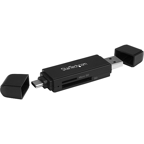 StarTech Card Reader, Sd Microsd, Usb 3.0 Usb C/a (SDMSDRWU3AC)