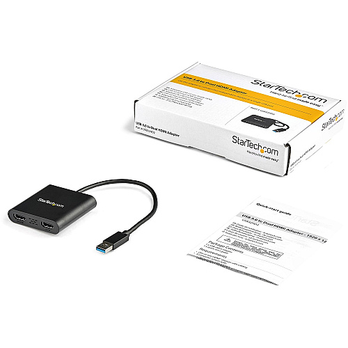 StarTech Usb 3.0 To Dual Hdmi Adapter - Windows (USB32HD2)