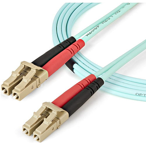 StarTech Fiber Optic Cable 2m Aqua Mm 50/125 Om4 (450FBLCLC2)