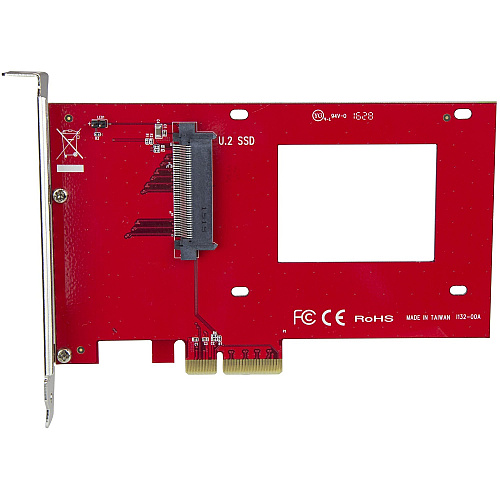StarTech Adapter, U.2 To Pcie - 2.5" U.2 Nvme Ssd (PEX4SFF8639)