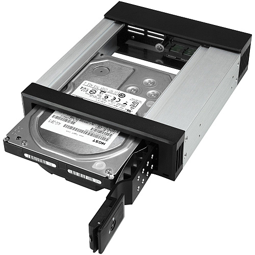 StarTech Hot Swap Bay - 5.25 Bay To 3.5" Sata/sas (HSB1SATSASBA)