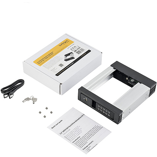 StarTech Hot Swap Bay - 5.25 Bay To 3.5" Sata/sas (HSB1SATSASBA)