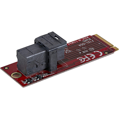 StarTech Adapter, U.2 To M.2 - 2.5 U.2 Nvme Ssd (M2E4SFF8643)