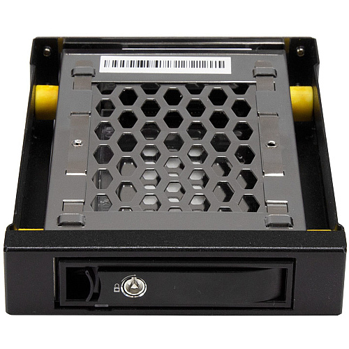 StarTech.com 2.5 SATA Drive Hot Swap Bay for 3.5" Front Bay - 2.5in SATA SSD/HDD Hard Drive Rack - Anti-Vibration - Mobile Rack Hot swap drives in the front bay of your computer or server, and safeguard your data with anti-vibration protectio (SATBP125VP)