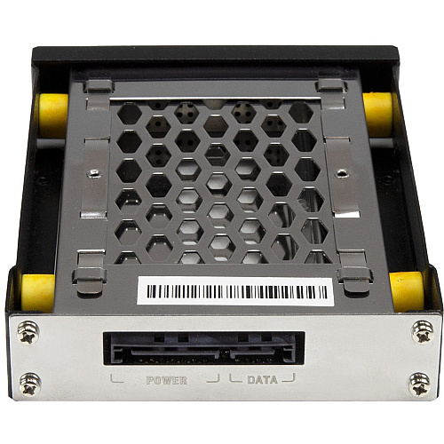 StarTech.com 2.5 SATA Drive Hot Swap Bay for 3.5" Front Bay - 2.5in SATA SSD/HDD Hard Drive Rack - Anti-Vibration - Mobile Rack Hot swap drives in the front bay of your computer or server, and safeguard your data with anti-vibration protectio (SATBP125VP)