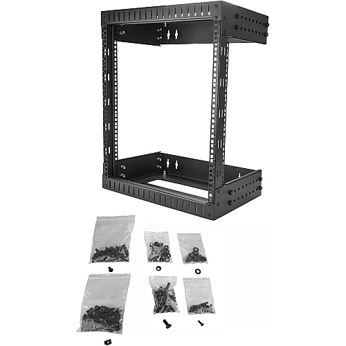 StarTech 12u Wall Mount Network Rack Adj 12-20in (RK12WALLOA)